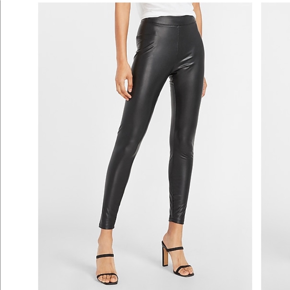 Vegan Leather Leggings